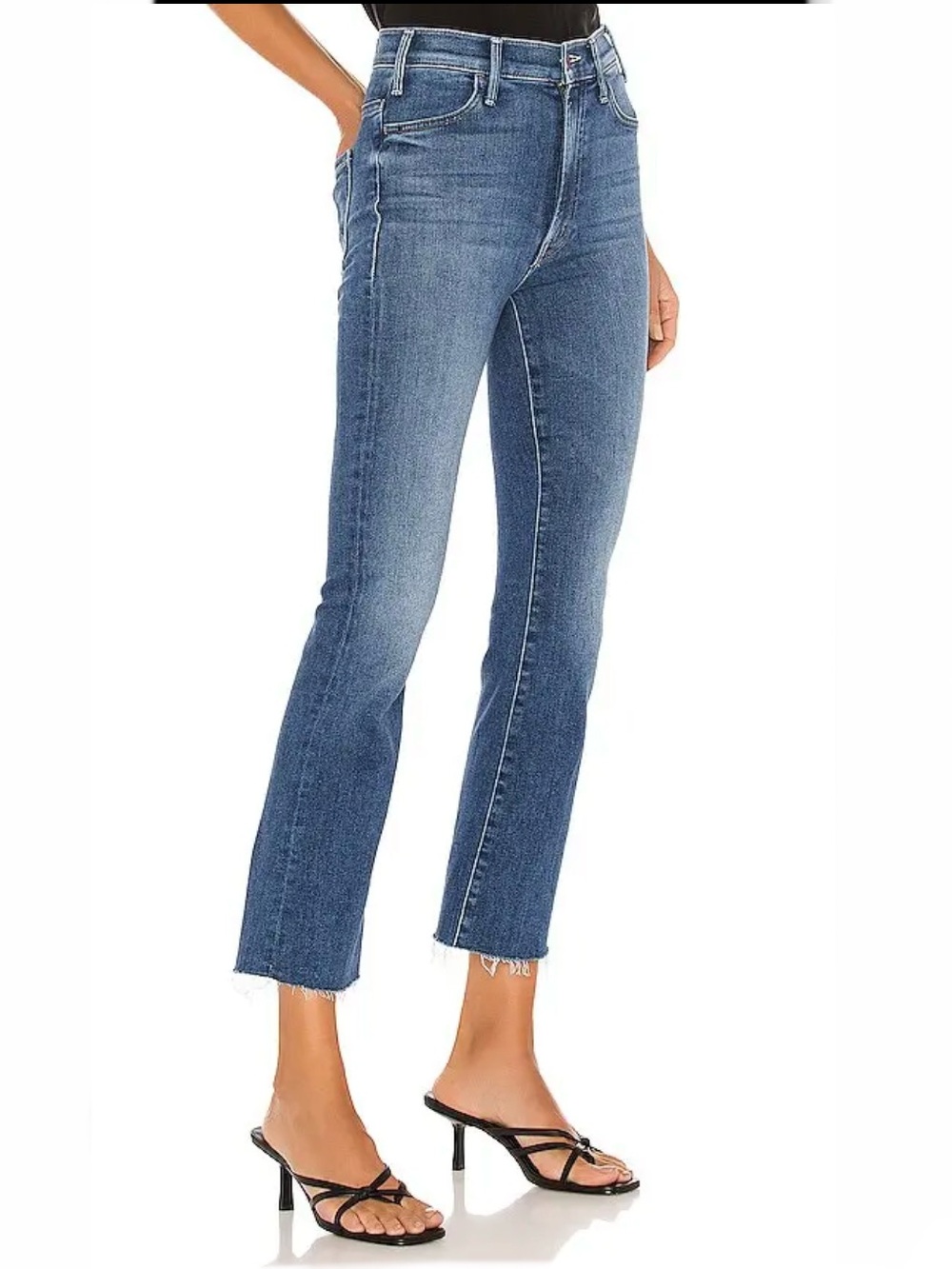 MOTHER The Hustler Ankle Fray in Satisfaction Guaranteed 29 Like New
